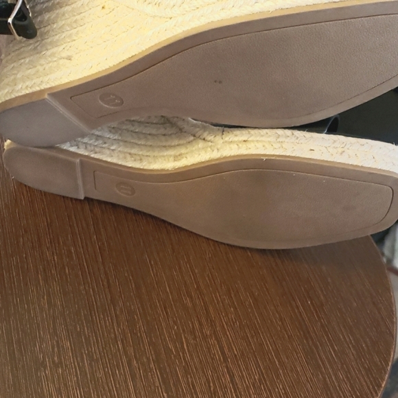 A New Day Tina Black Espadrilles Size 11 - Picture 5 of 7